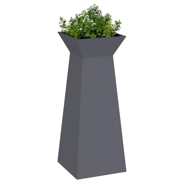 vidaXL Søyleplanter Antrasitt 40 x 40 x 100 cm