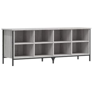 vidaXL Skoskap gr&aring; sonoma 131x35x50 cm konstruert tre