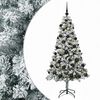 vidaXL Kunstig juletre med kuler 120 cm 150 LED-lys Varmhvit