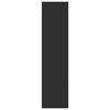 vidaXL Garderobe svart 30x50x200 cm konstruert tre