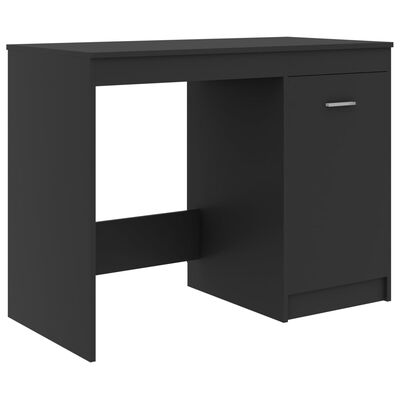 vidaXL Skrivebord grå 140x50x76 cm sponplate