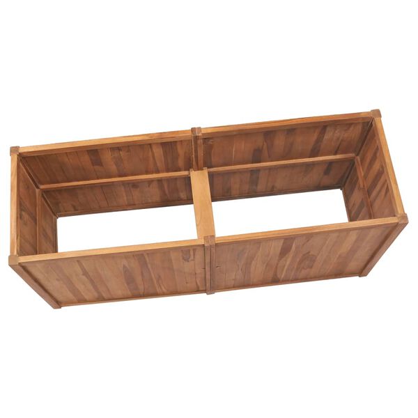 vidaXL Høybed 150x50x70 cm heltre teak