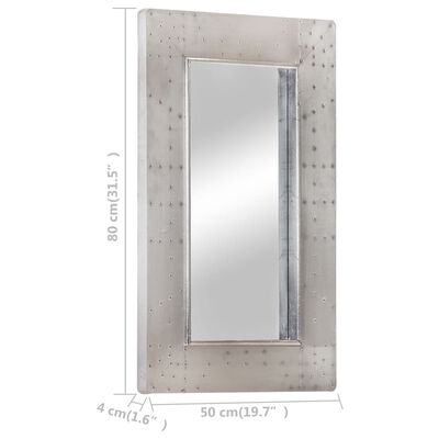 vidaXL Aviator-speil 80x50 cm metall