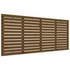 vidaXL Veggmontert hodegavl honningbrun 166x3x91,5 cm heltre furu
