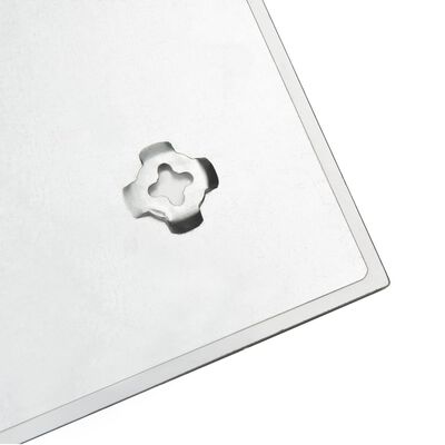 vidaXL Veggmontert magnetisk tavle glass 40x40 cm
