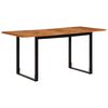 vidaXL Spisebord 160x80x75 cm heltre akasie