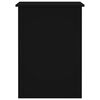 vidaXL Skrivebord svart 100x55x75 cm konstruert tre