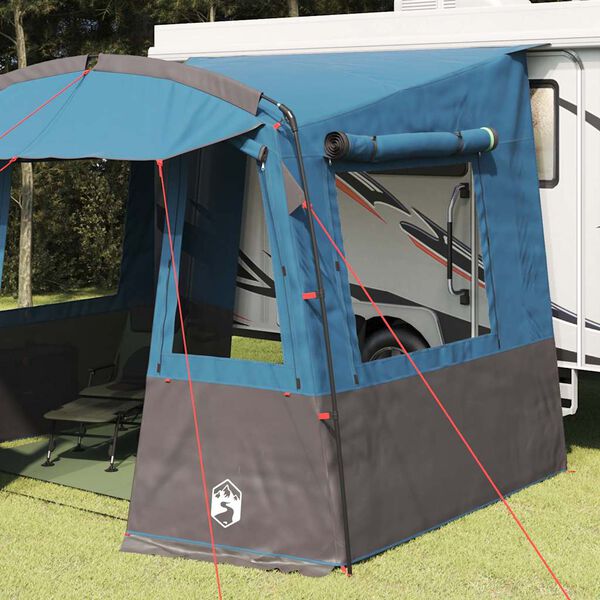 vidaXL Tailgate-telt for campingvogn med tak Bl&aring; 352 x 250 x 240 cm