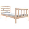 vidaXL Sengeramme heltre furu 100x200 cm