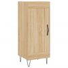 vidaXL Highboard sonoma eik 34,5x34x180 cm konstruert tre