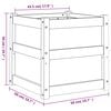 vidaXL Plantekasser 50x50x50 cm impregnert furu