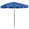 vidaXL Strandparasoll asurbl&aring; 200x125 cm