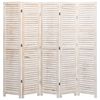 vidaXL Romdeler 5 paneler 175x165 cm tre