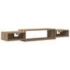 vidaXL Vegghengt TV-skap Veggmontert Artisan eik 140 x 28 x 21 cm