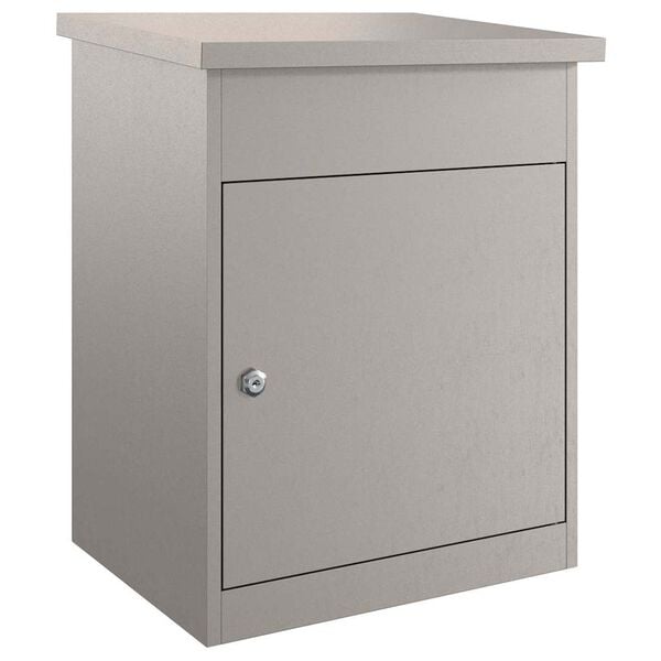 vidaXL Pakkeinnkast med lagring Rusten 47.5 x 38 x 59 cm Cortenst&aring;l