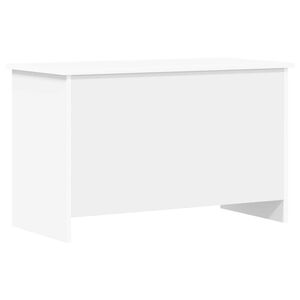 vidaXL Oppbevaringskiste Hvit 80 x 40 x 50 cm Konstruert tre