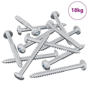 vidaXL Treskrue 3273 pcs s&oslash;lv 9,8 x 53 mm St&aring;l