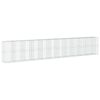 vidaXL Gabionkurv med deksel 1150x100x200 cm galvanisert jern