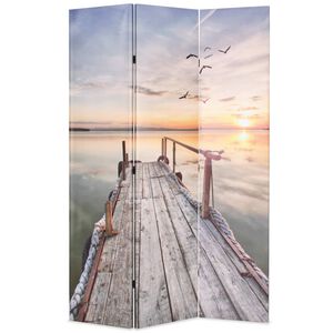 vidaXL Sammenleggbar romdeler 120x170 cm innsj&oslash;