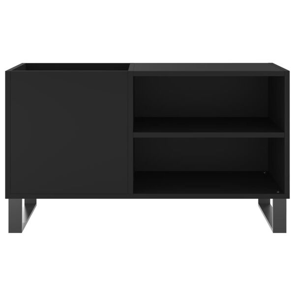vidaXL Hifi-benk svart 85x38x48 cm konstruert tre
