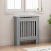 vidaXL Radiator Deksel Gr&aring; Sonoma 78 x 19 x 81,5 cm Konstruert tre