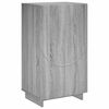 vidaXL Sko Skap 48 x 38 x 87,5 cm Konstruert tre Gr&aring; Sonoma