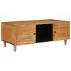 vidaXL Kaffebord Lys Brun 100 x 54 x 40 cm Massiv mango tre