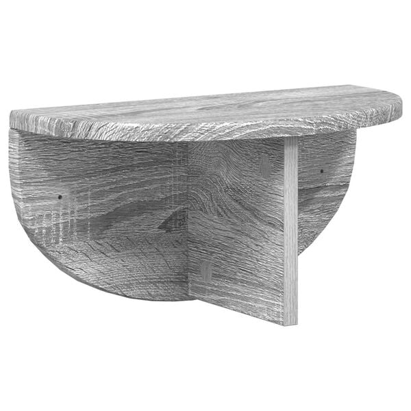 vidaXL Vegghylle Veggmontert Gr&aring; Sonoma 38 x 19 x 19 cm Konstruert tre