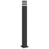 vidaXL Utend&oslash;rs gulvlampe svart 110 cm aluminium