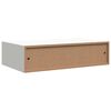 vidaXL Veggmontert skuffehylle hvit 40x23,5x10 cm MDF