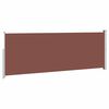 vidaXL Uttrekkbar sidemarkise 160 x 500 cm brun