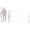 vidaXL Uttrekkbar sidemarkise 140 x 300 cm brun