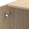 vidaXL Smalt oppbevaringsskap sonoma eik 30x42,5x225 cm konstruert tre