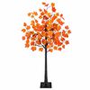 vidaXL LED-l&oslash;nnetre Brun 120 cm Plast 48 LED-lys