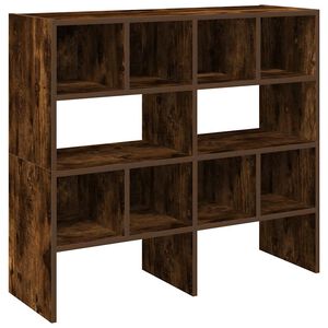 vidaXL Skostativer 2 stk stablebar r&oslash;kt eik 89,5x30x40 cm