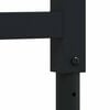 vidaXL Justerbare arbeidsbenkerammer 2 stk metall 55x(69-95,5)cm svart