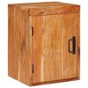 vidaXL Nattbord Brun 35 x 33 x 48 cm Solid akasietre