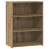vidaXL Serviesskap Artisan eik 70 x 41 x 93 cm Konstruert tre