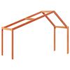 vidaXL Tak for barneseng voksbrun 203x95,5x142 cm heltre furu