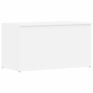 vidaXL Oppbevaringskiste hvit 84x42x46 cm konstruert tre