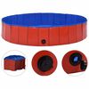 vidaXL Sammenleggbart hundebasseng r&oslash;d 160x30 cm PVC