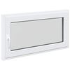vidaXL Kj&oslash;levindu RISOR 110 x 60 cm PVC og glass Hvit