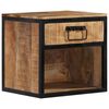 vidaXL Nattbord 40x35x40 cm heltre mango