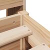 vidaXL Sengeramme uten madrass 140x200 cm heltre furu