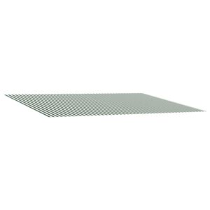 vidaXL Reserveduk til markise Gr&oslash;nn og hvit 300 x 250 cm Polyester