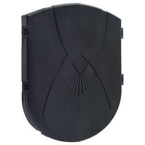 vidaXL Elektronisk dartskive med piler svart polypropylen