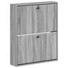 vidaXL Vegghengt skoskap BREDA 71 x 17 x 86 cm Konstruert tre