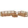 vidaXL Sofasett 8 pcs Solid akasietre