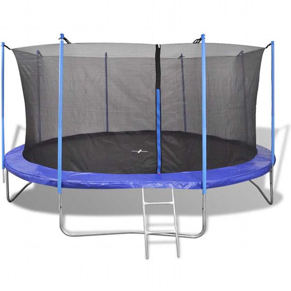 vidaXL Trampolinesett 5 deler 3,66 m