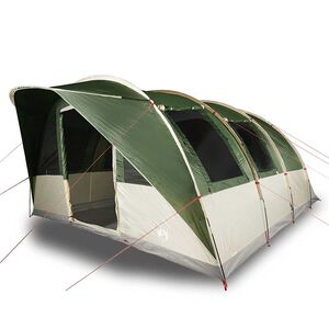 vidaXL Tunneltelt for camping 5 personer gr&oslash;nn vanntett